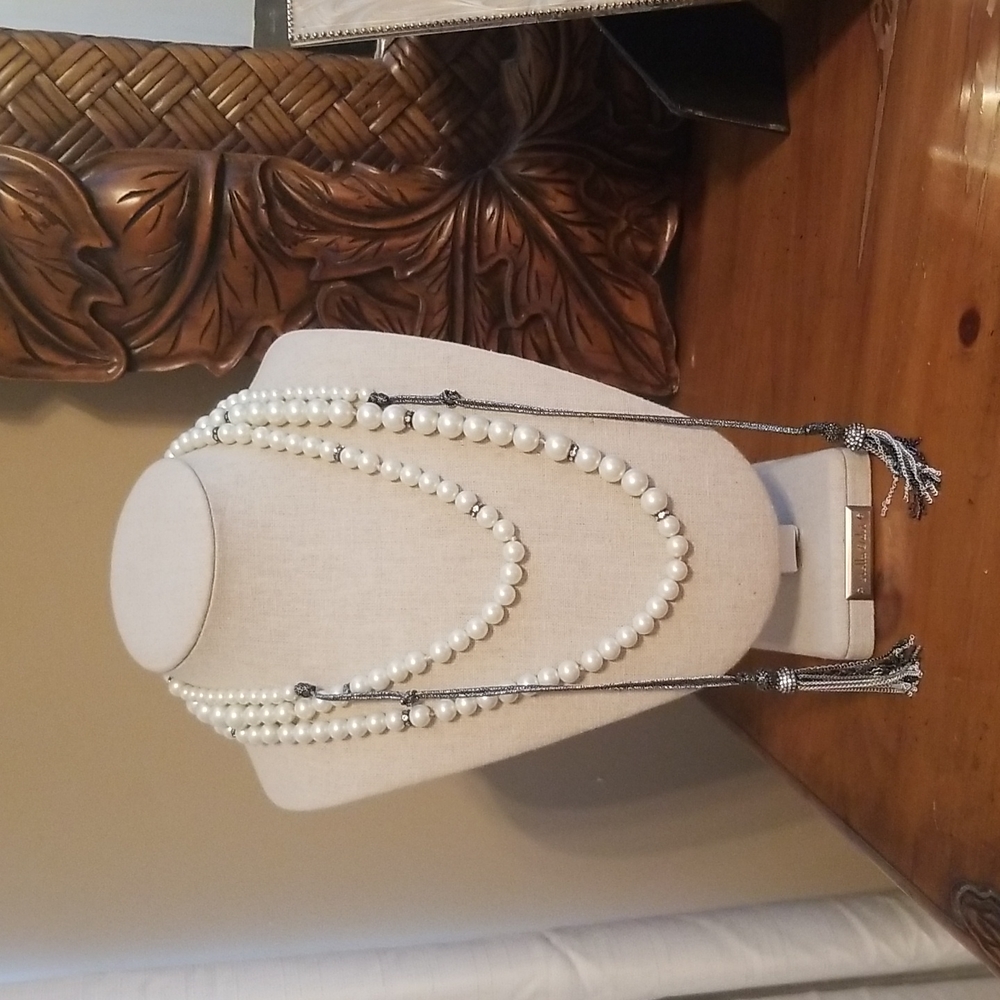 Stella & Dot Mara Pearl Necklace